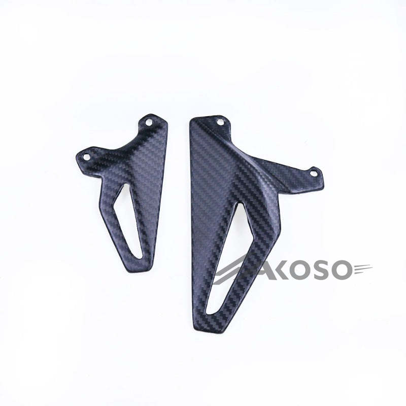 AKOSO 2018+ Ducati Panigale V4 V4S V4R Carbon Fiber Rear Footrest Heel Guard Cover