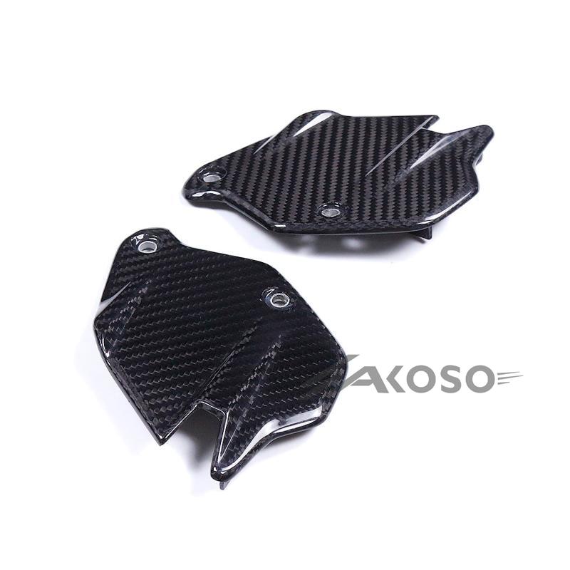 AKOSO 2020-2024 BMW F900XR 100% Carbon Fiber Heel Guards Plates Fairings