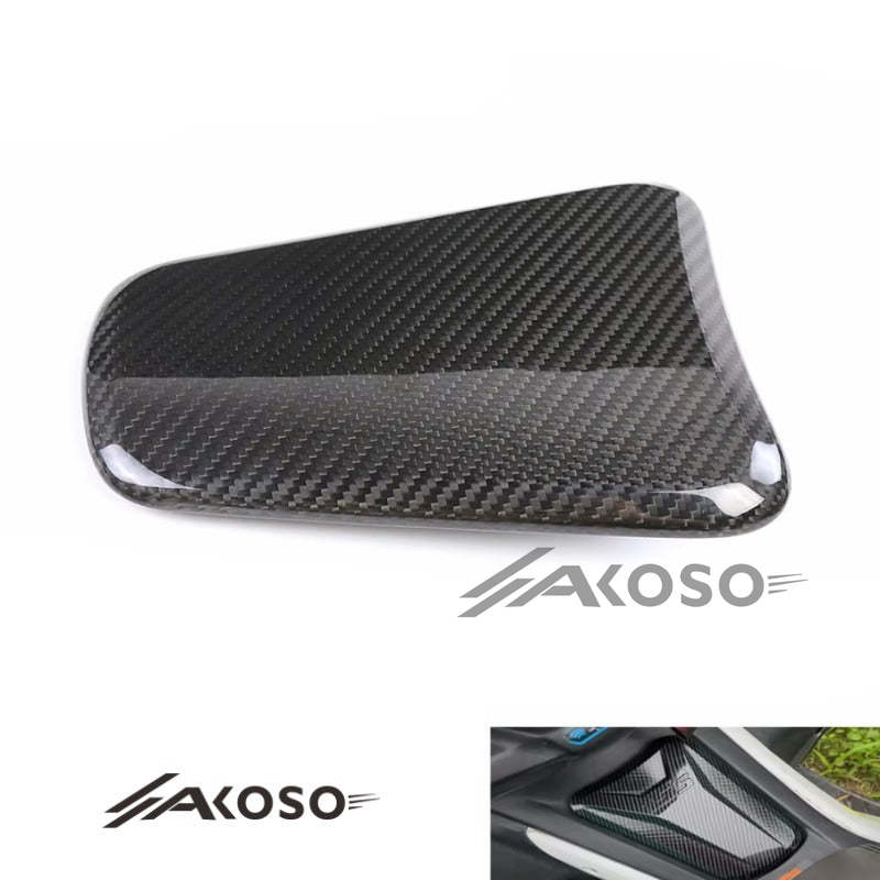 AKOSO 2016+ Yamaha NVX155 Aerox155 Motorcycle Carbon Fiber Fuel Gas Tank Cover Protector