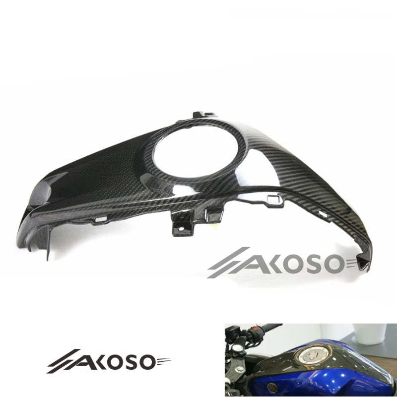 AKOSO 2015-2018 Yamaha R3 Carbon Fiber Center Fuel Tank Cover