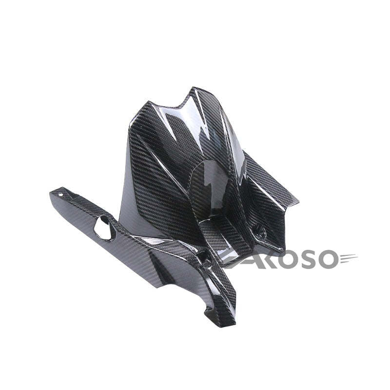 AKOSO 2013-2016 Kawasaki Z800 Carbon Fiber Motorcycle Rear Fender Hugger Mudguard Fairing