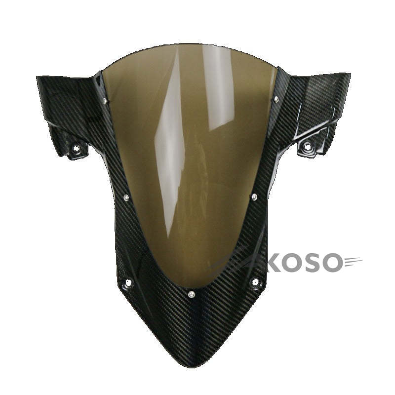 AKOSO 2019-2022 BMW S1000RR Carbon Fiber Windscreen Front Windshield Motorcycle