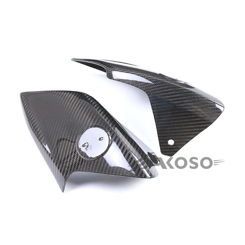 AKOSO 2021-2024 Yamaha MT09 FZ09 Carbon Fiber Motorcycle Front Gas Tank Air Intake Frame Protection Side Cover Panel