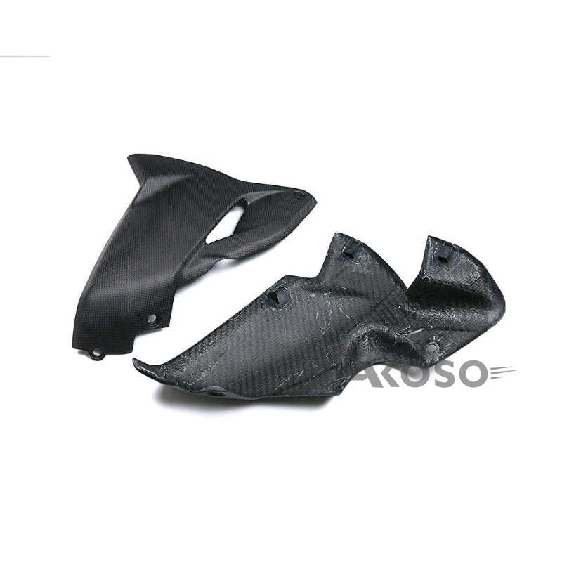 AKOSO 2023 Ducati Diavel V4 Carbon Fiber Motorcycle Accessories Lower Fairings Protection