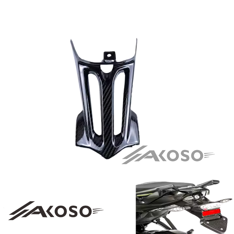 AKOSO BMW S1000XR 2015-2019 Carbon Fiber License Plate Holder Number Plate Bracket Cover