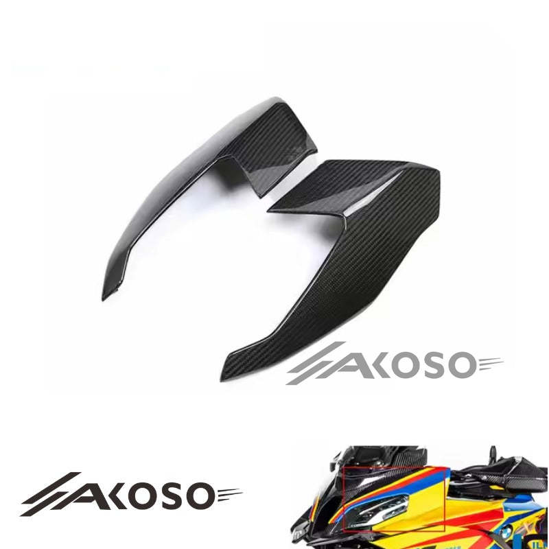 AKOSO BMW S1000XR 2020-2024 Carbon Fiber Front Headlight Fairing Side Panels