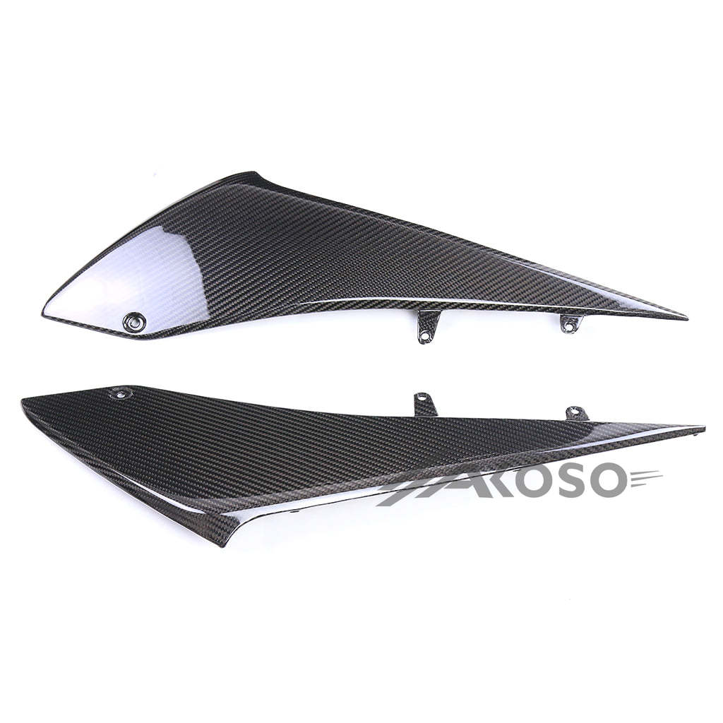 AKOSO 2017-2024 Yamaha Tmax 560 Carbon Fiber Belly Pan Under Tray Cover Cowl Side Lower Fairing