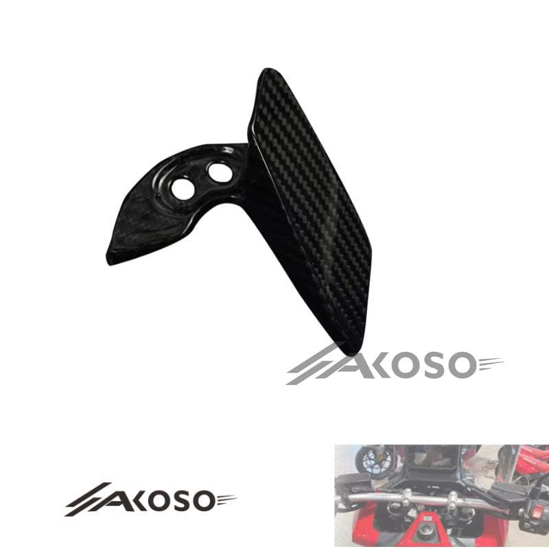 AKOSO 2017-2019 Honda XADV 750 Carbon Fiber Motorcycle Hand Brake Lever Reservoir Cap Cover