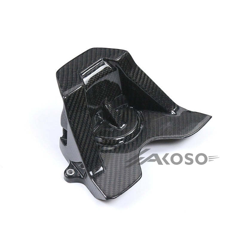 AKOSO 2014-2018 Honda CB650F CBR650F / 2019+ CB650R CBR650R Carbon Fiber Sprocket Cover Motorcycle Chain Guard Protector