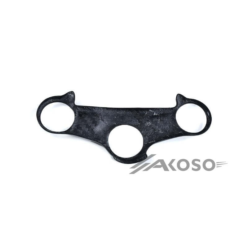 AKOSO 2019+ Honda CB650R CBR650R Carbon Fiber Front Fork Bridge Fairing Steering Head Cover Fairing Kits