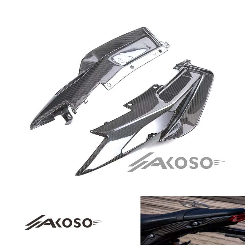 AKOSO 2014-2020 Yamaha MT09 FZ09 MT-09 FZ-09 Carbon Fiber Motorcycle Rear Tail Inside Cover Cowl Fairing Panel