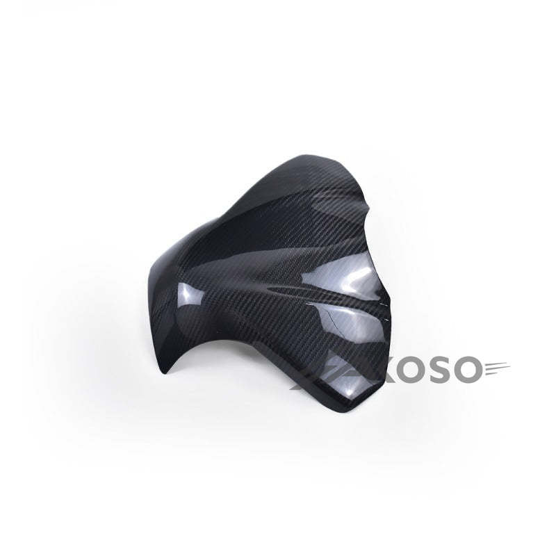 AKOSO 2018-2024 Kawasaki Ninja 400 Carbon Fiber Motorcycle Fuel Tank Cover Protector Panel Fairing