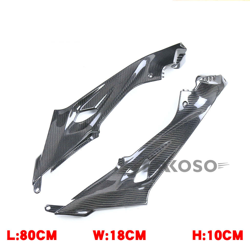 AKOSO BMW 2015-2018 S1000RR Carbon Fiber Fuel Tank Side Panel Motorcycle Shell Fairing