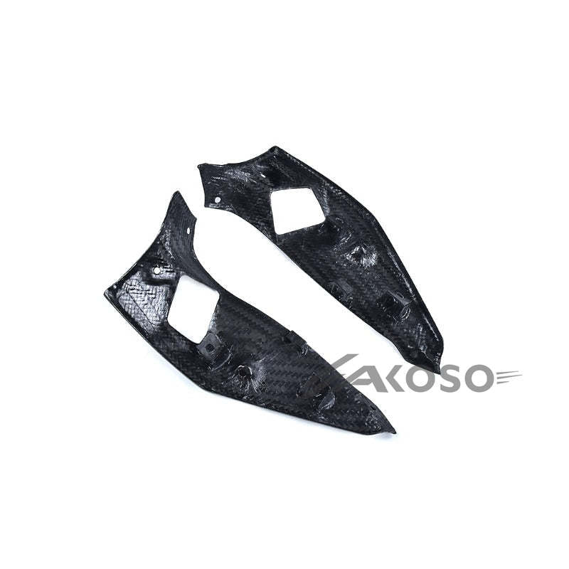 AKOSO 2020-2024 Kawasaki Z900 Carbon Fiber Motorcycle Front Inner Vent Side Cover Fairing Kit