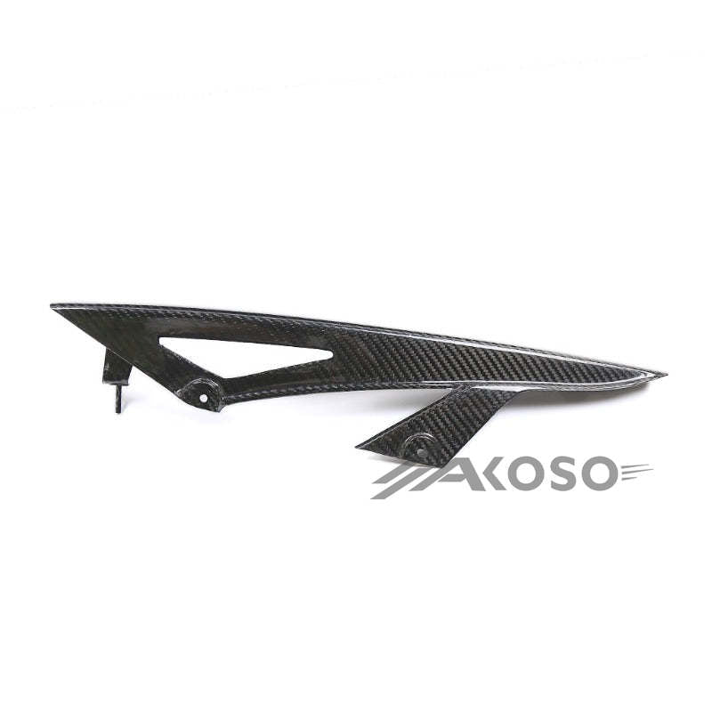 AKOSO 2014+ Kawasaki Z1000 Carbon Fiber Motorcycle Rear Chain Guard Cover Fairing