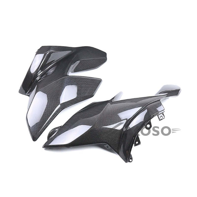 AKOSO 2020-2022 Ducati Streetfighter V4 Carbon Fiber Tank Side Panel Fairing