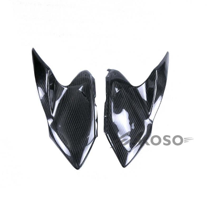 AKOSO 2014+ Kawasaki Z1000 Carbon Fiber Motorcycle Fuel Tank Side Panel Cover Fairings