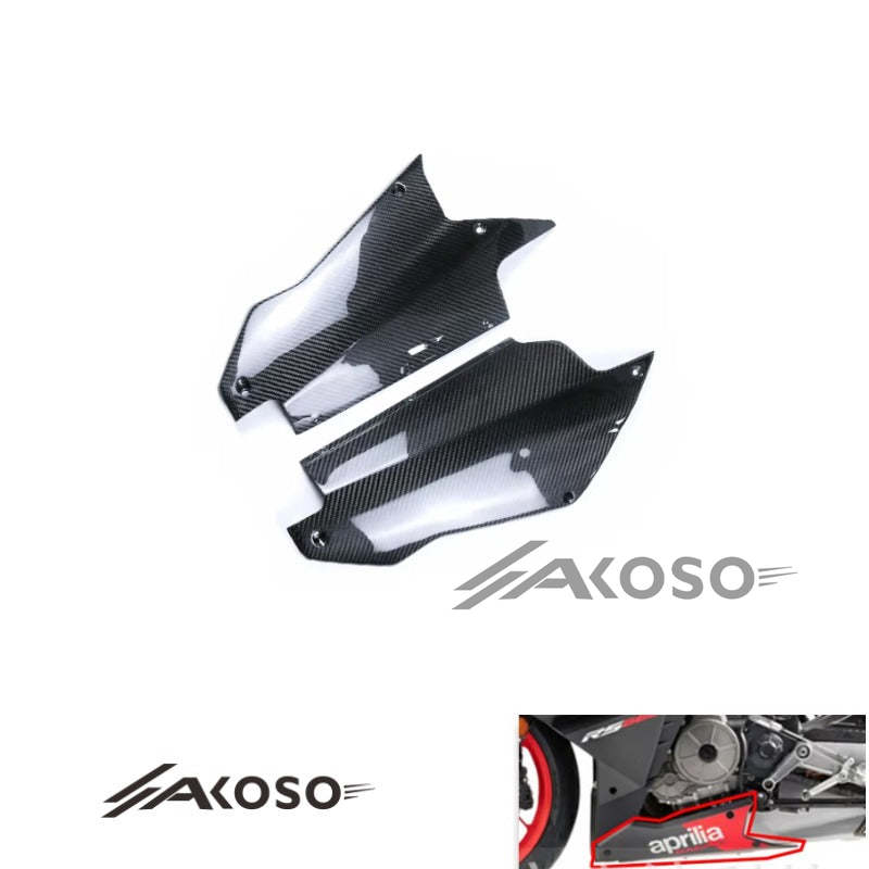 AKOSO 2021-2024 Aprilia RS660 Carbon Fiber Belly Pan Fairings Motorcycle Modified