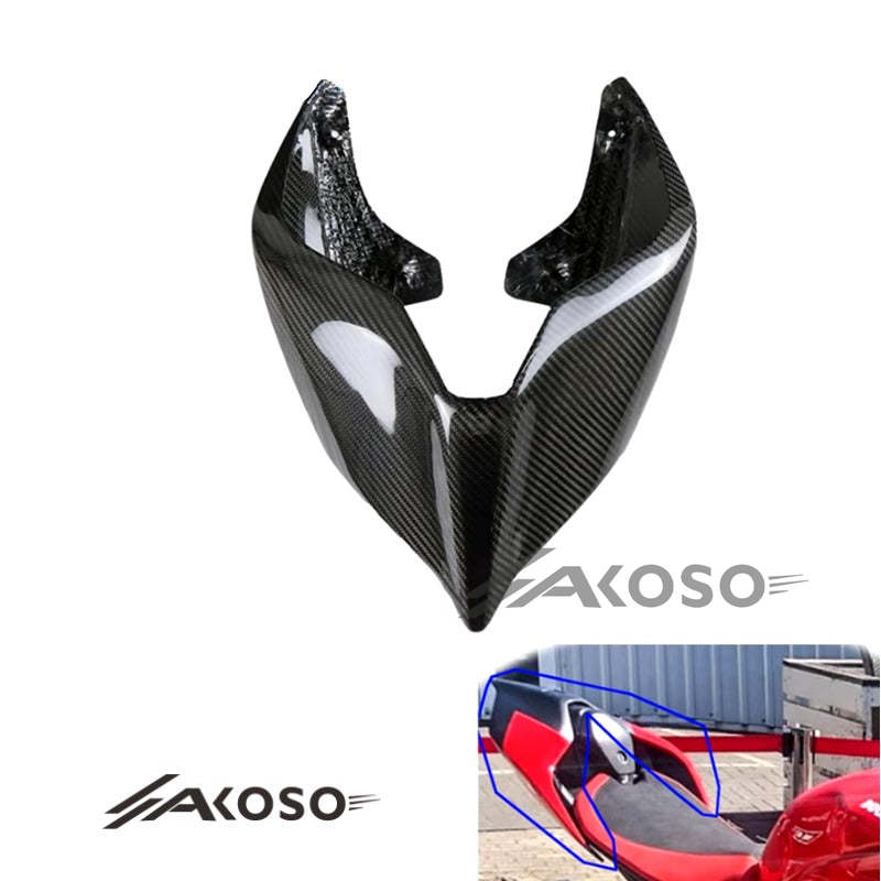 AKOSO 2018+ Ducati Panigale V4 V4S V4R Carbon Fiber Rear Hump Tail Fairing Motorcycle Modified