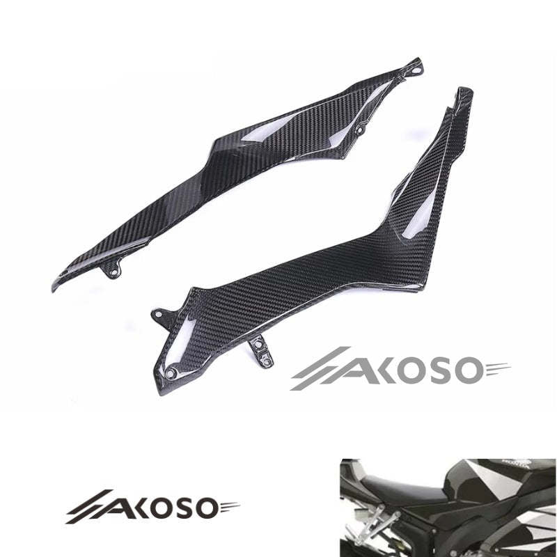 AKOSO 2021-2024 Honda CBR1000RR-R Carbon Fiber Tank Side Panels Motorcycle Surframe Cover Fairing Kits