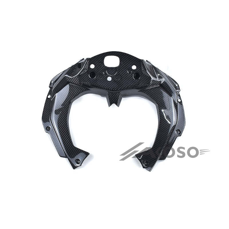 AKOSO 2020-2024 Kawasaki Ninja ZX-25R Carbon Fiber Motorcycle Dashboard Dash Panel Cover Fairing