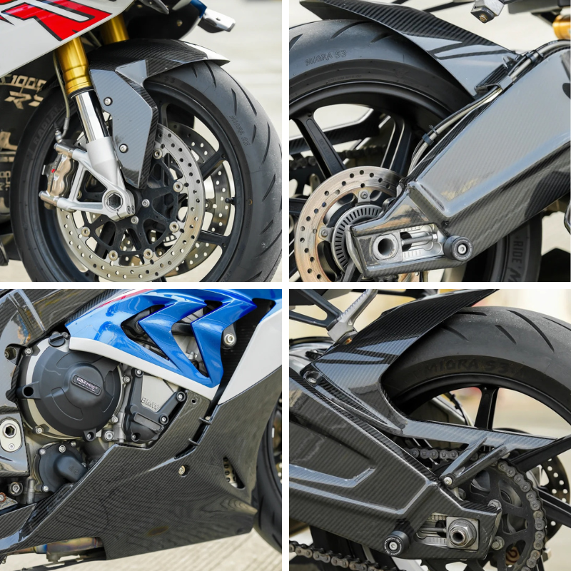 AKOSO 2015-2018 BMW S1000RR 100% Carbon Fiber Full Fairing Kit 27 Parts