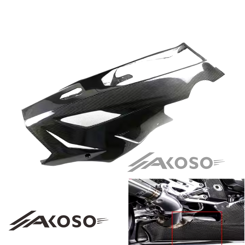 AKOSO 2014-2020 BMW S1000R Carbon Fiber Motorcycle Lower Belly Pan