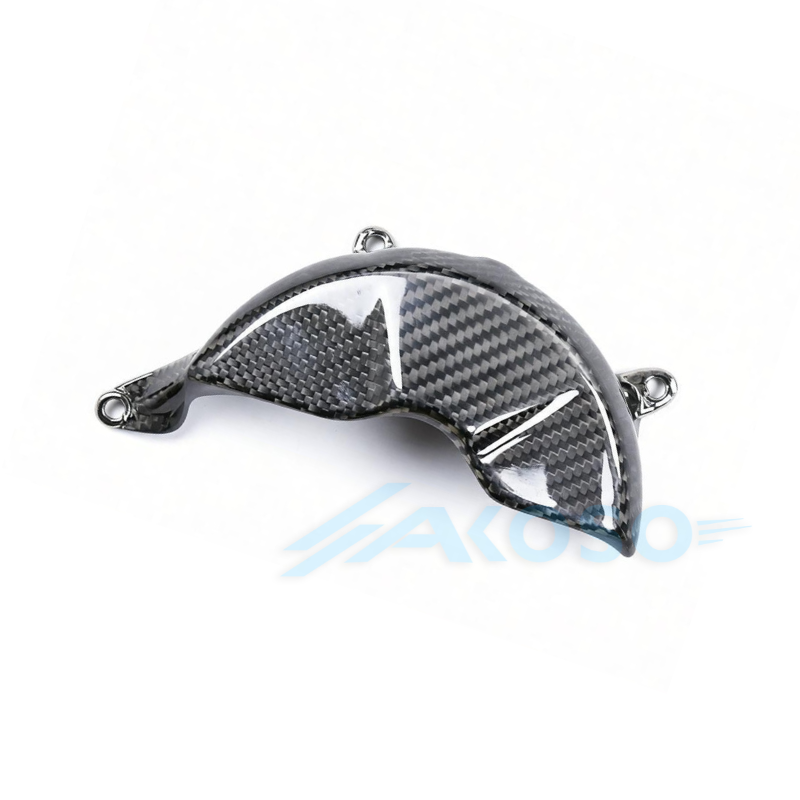 AKOSO 2018-2024 Ducati Panigale V4 V4S V4R Carbon Fiber Alternator Cover Guard (Smaller)
