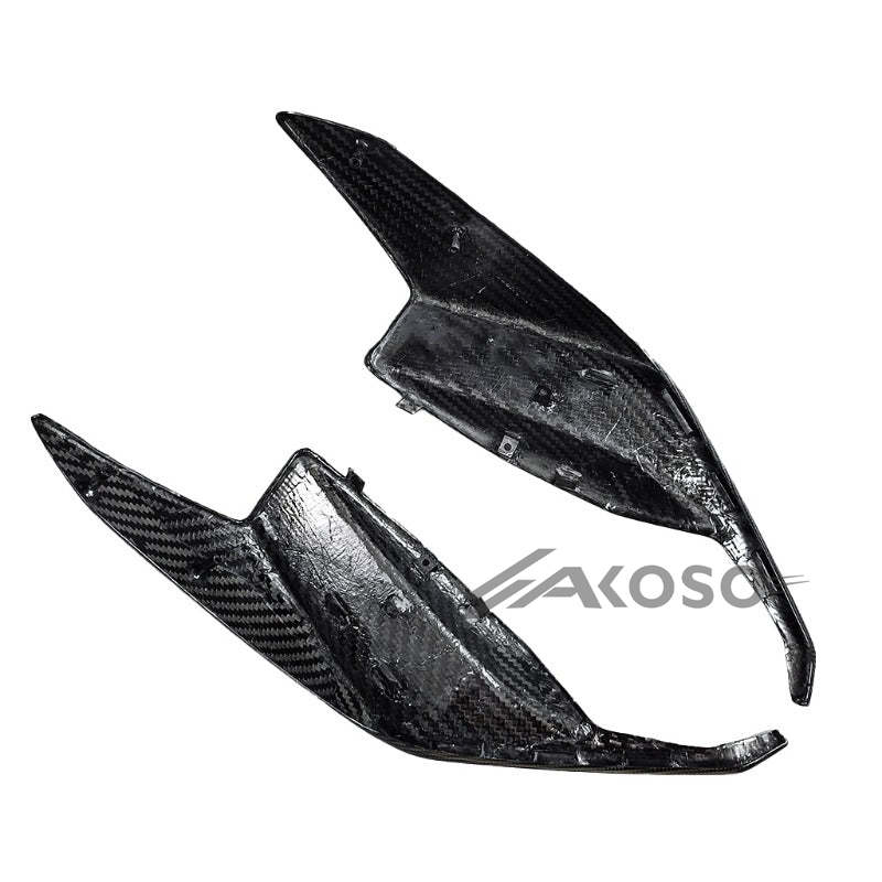 AKOSO 2021+ Aprilia RSV4 Carbon Fiber Front Headlight Fairing Lower Cover Motorcycle Accessories