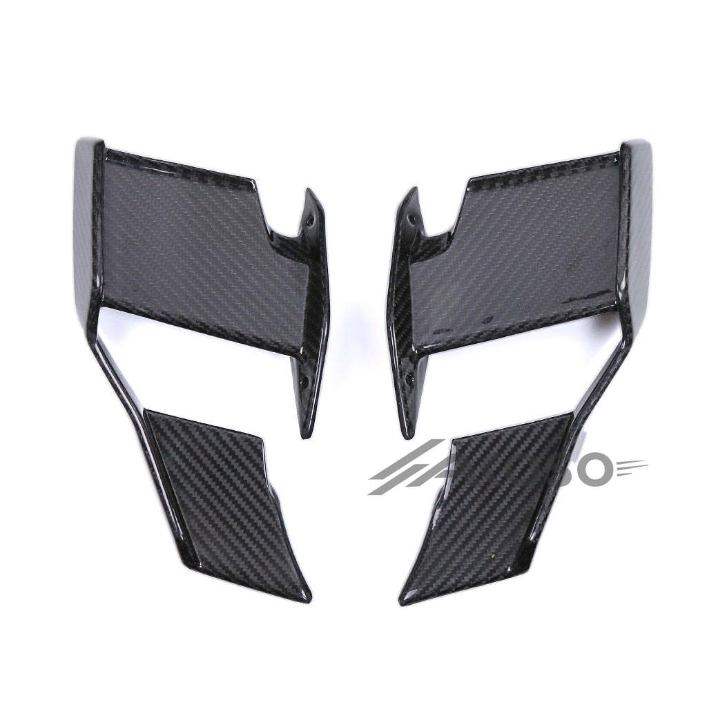 AKOSO 2021-2024 BMW S1000R M1000R Carbon Fiber Motorcycle Front Fairings Side Winglets