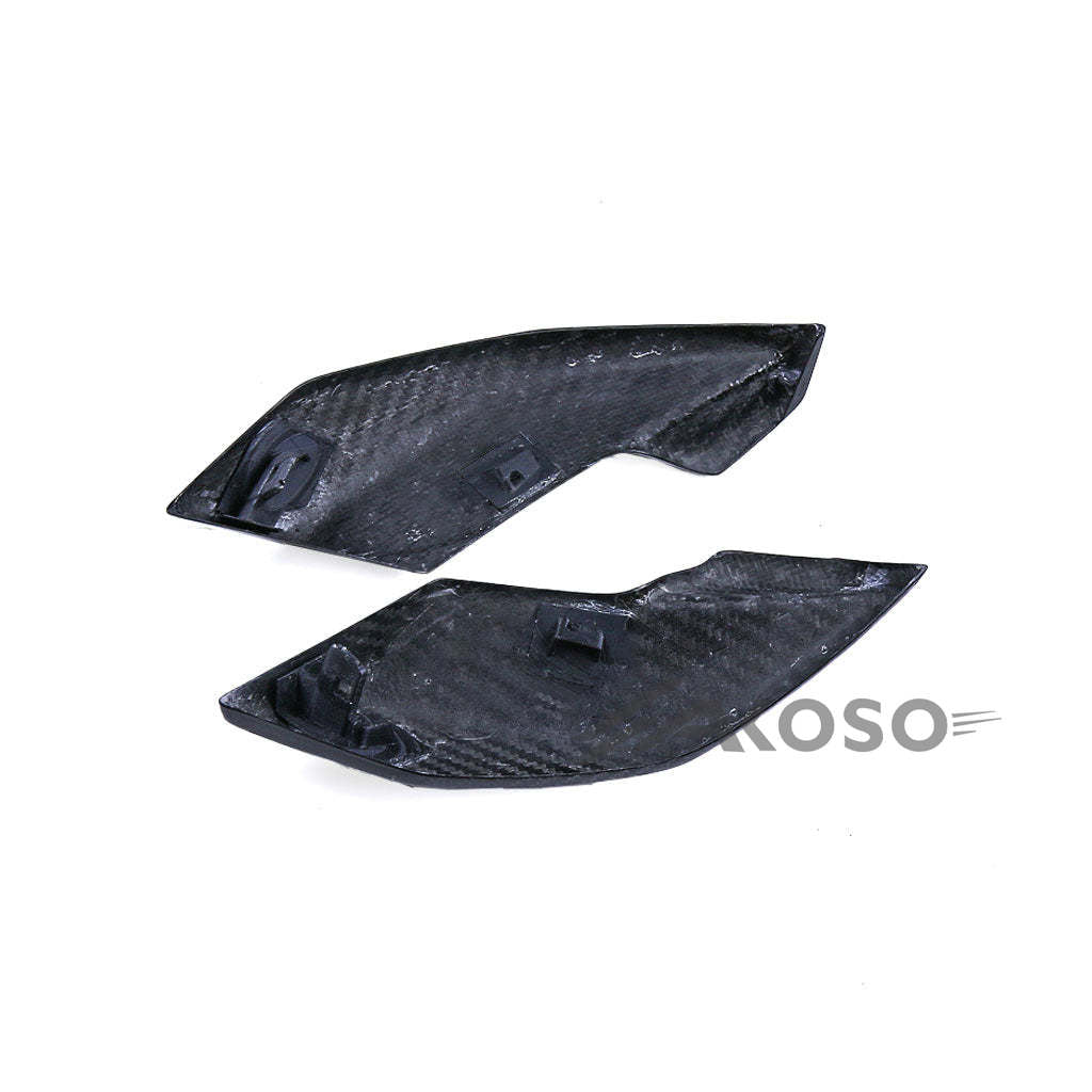 AKOSO 2021-2024 BMW S1000R Motorcycle Carbon Fiber Accessories Front Lower Side Fairings