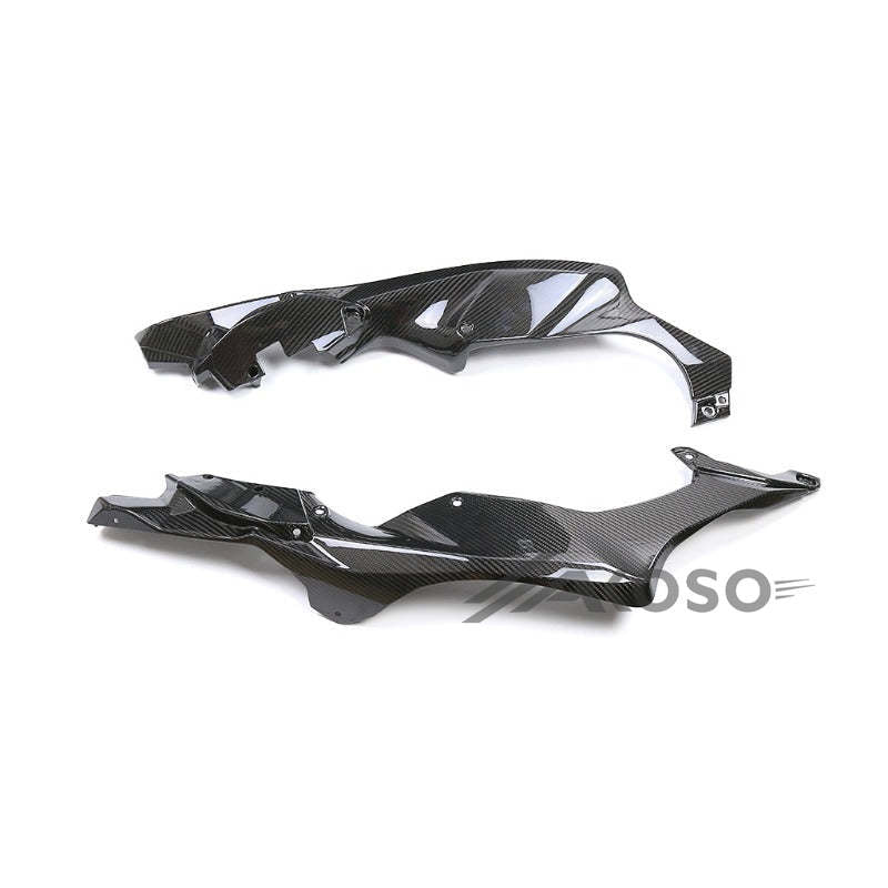 AKOSO Kawasaki Ninja ZX10R ZX-10R 2021-2024 Carbon Fiber Motorcycle Front Side Frame Fairing Cowl