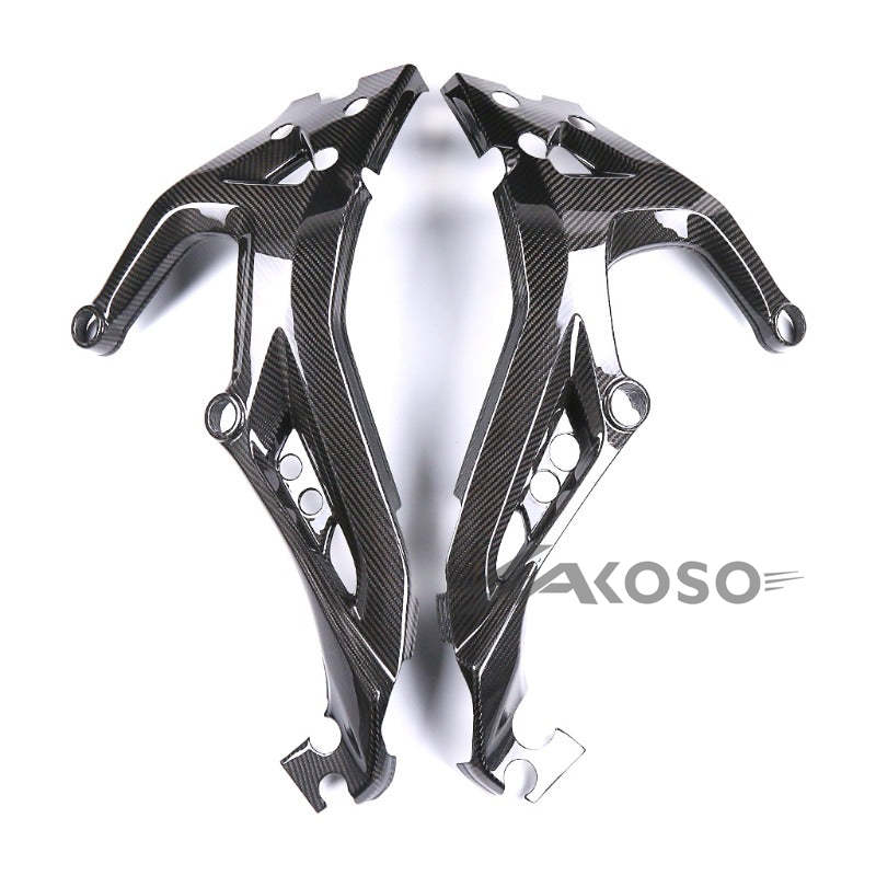 AKOSO 2017-2020 Yamaha MT09 FZ09 Carbon Fiber Motorcycle Frame Cover Protectors