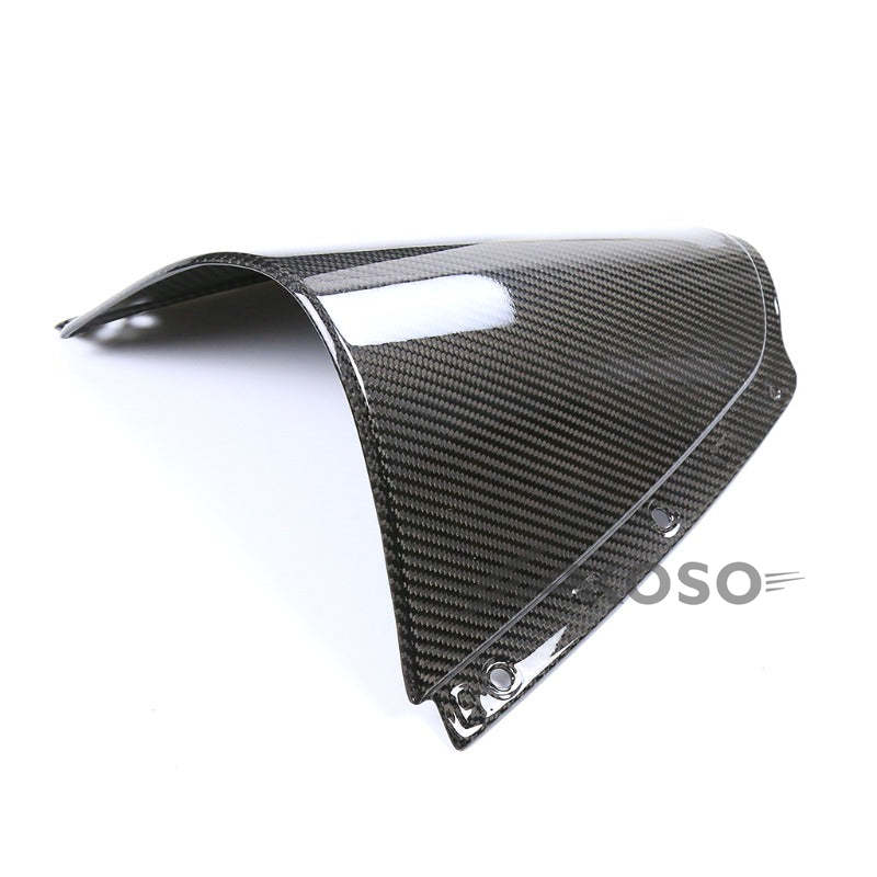 AKOSO 2021-2024 Kawasaki ZX10R ZX-10R Carbon Fiber Motorcycle Front Wind Deflectors Windshield WindScreen For