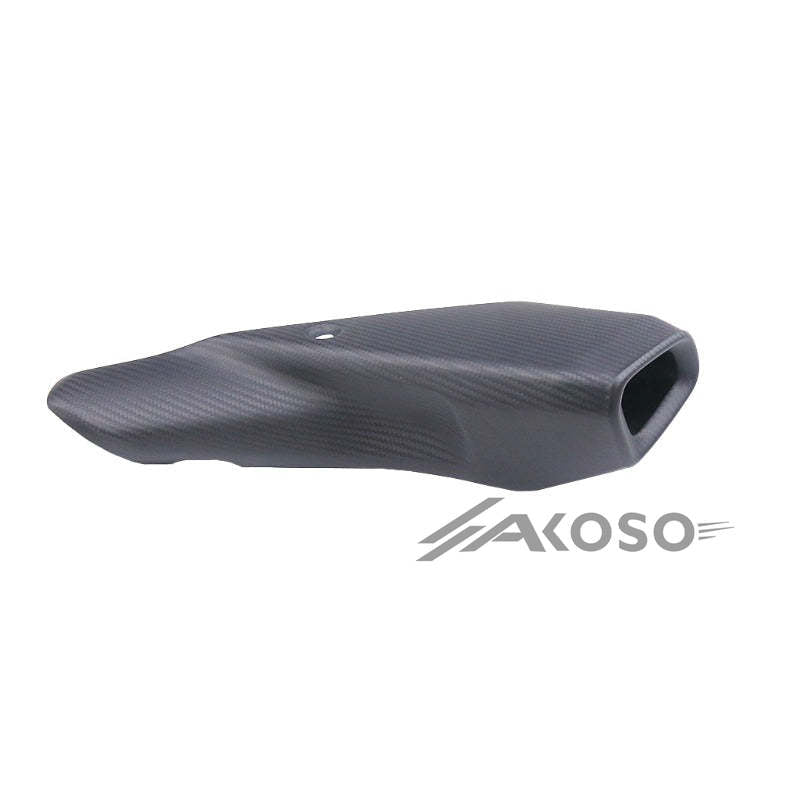 AKOSO 2014-2018 Honda CB650F CBR650F / 2019+ CB650R CBR650R Carbon Fiber Motorcycle Exhaust Pipe Heat Shield Guard Cover