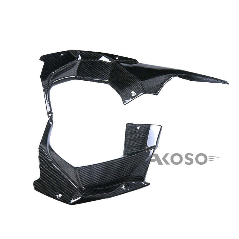 AKOSO 2015-2024 Kawasaki Ninja H2 H2R Carbon Fiber Fairing Motorcycle Dashpanel Cover Side Panels