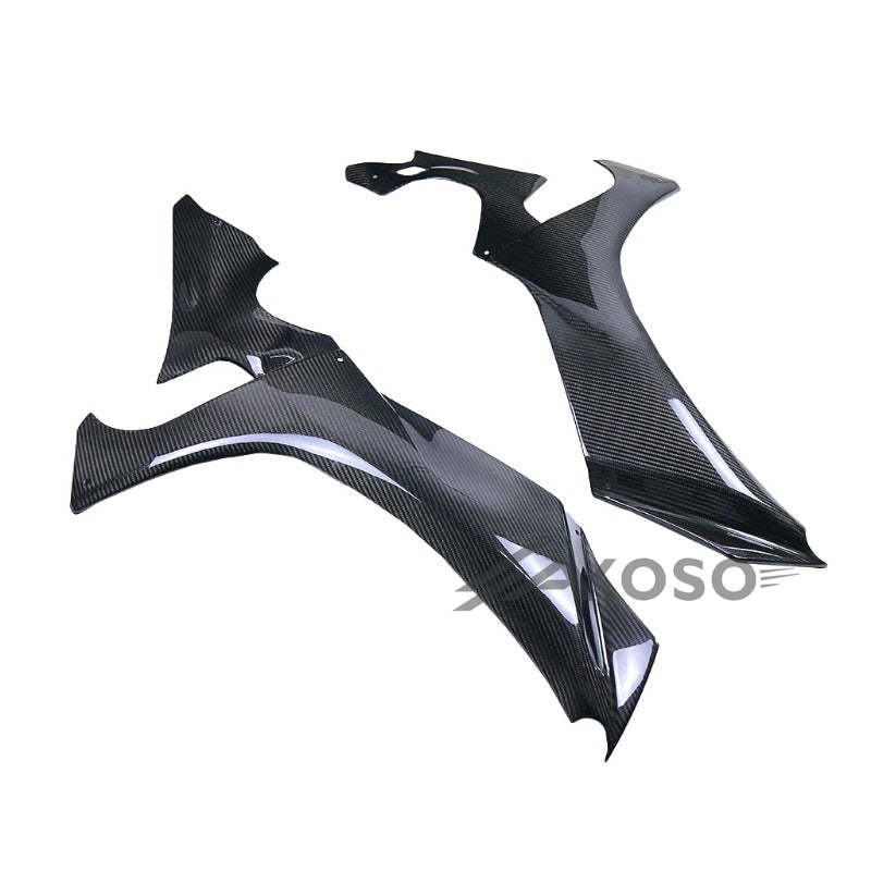 AKOSO 2020-2024 Yamaha R1 Carbon Fiber Fairing Carbon Fiber Front Side Panel Fairing