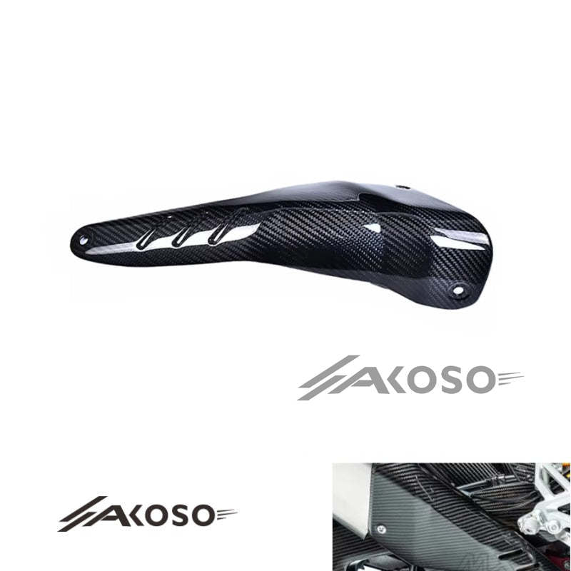 AKOSO Aprilia RSV4 TUONO V4 2021+ Carbon Fiber Exhaust Pipe Cover Insulation Muffler