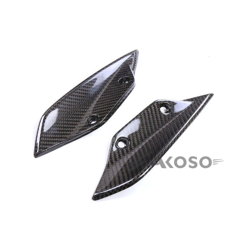 AKOSO 2009-2014 BMW S1000RR Carbon Fiber Front Fairing Headlight Side Panel Cover