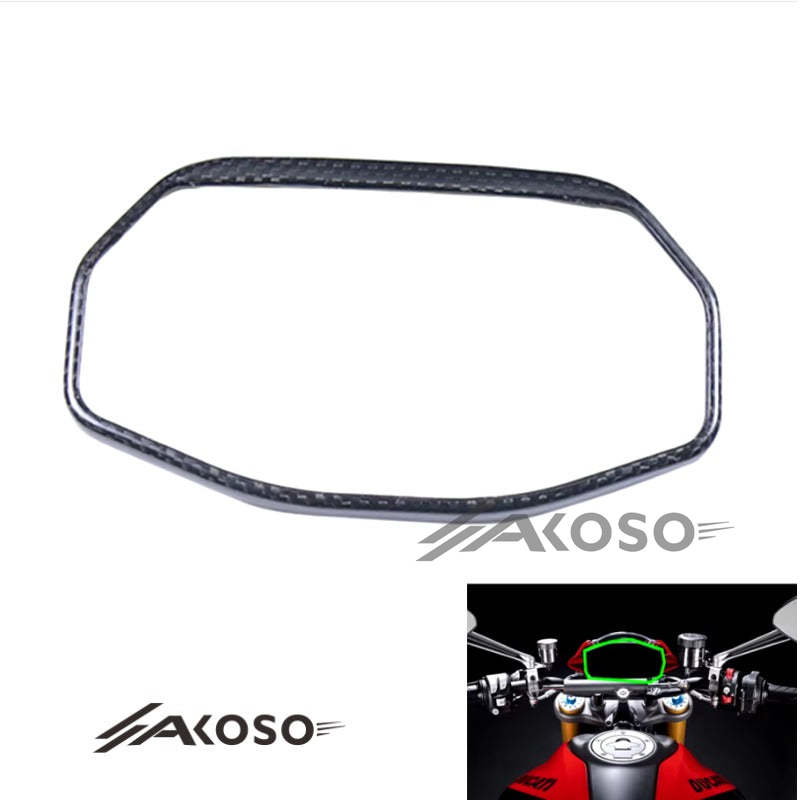 AKOSO 2021+ Ducati Monster 937 Carbon Fiber Instrument Framework Cover