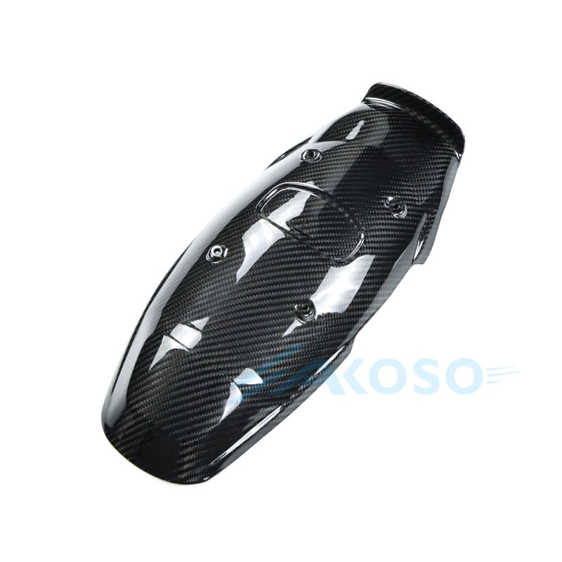 AKOSO 2023-2025 BMW R1300GS Dry Carbon Fiber Extended Rear Fender Hugger Mudguard