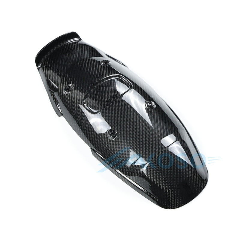 AKOSO 2023-2025 BMW R1300GS Dry Carbon Fiber Extended Rear Fender Hugger Mudguard