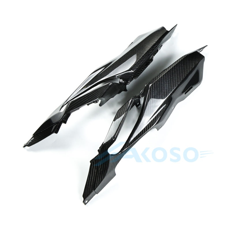 AKOSO Yamaha MT07 MT-07 2014-2017 Carbon Fiber Rear Under Tail Seat Side Panels