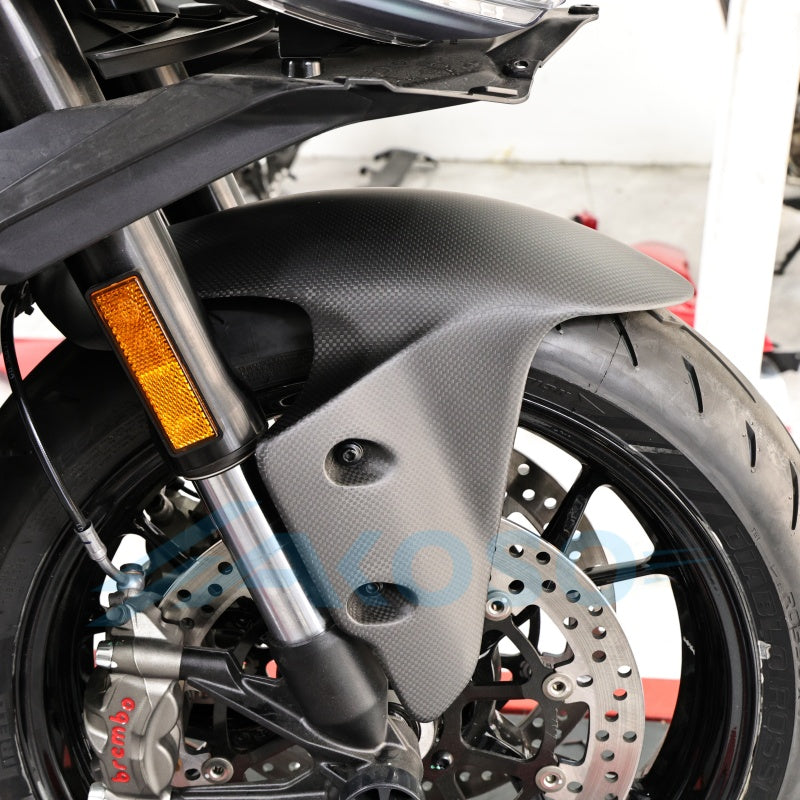 AKOSO 2025+ Ducati Panigale V2 V2S Carbon Fiber Front Fender Mudguard