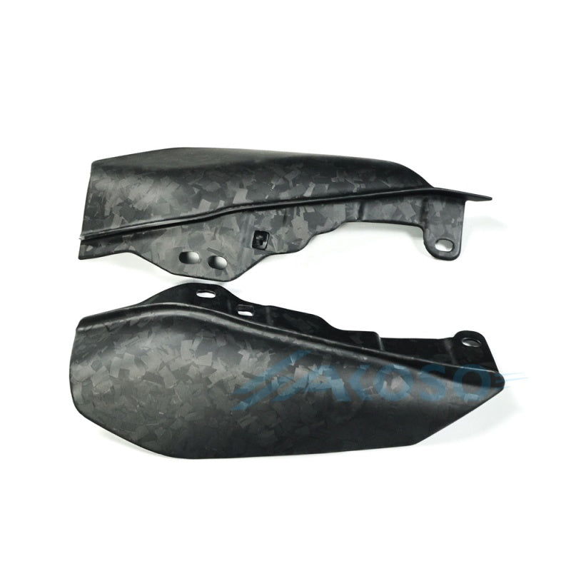 AKOSO Carbon Fiber Mid Frame Air Deflector Trim Side Cover for Harley Touring Street Glide Road Glide 2009-2024