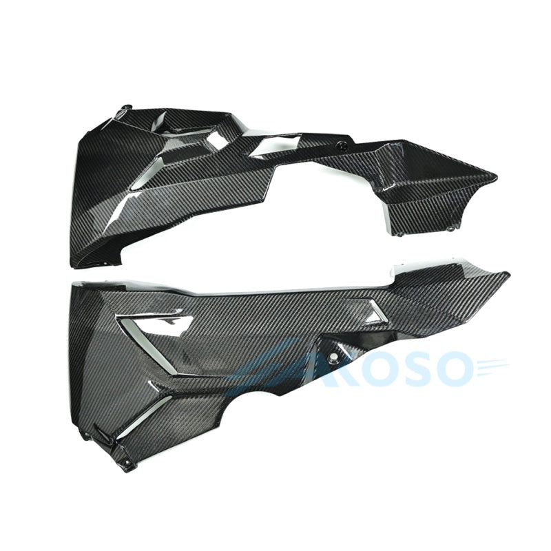 AKOSO 2023+ Honda CBR250RR Carbon Fiber Lower Side Fairing Belly Pan