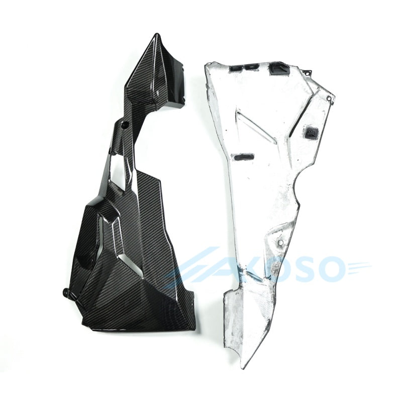 AKOSO 2023+ Honda CBR250RR Carbon Fiber Lower Side Fairing Belly Pan
