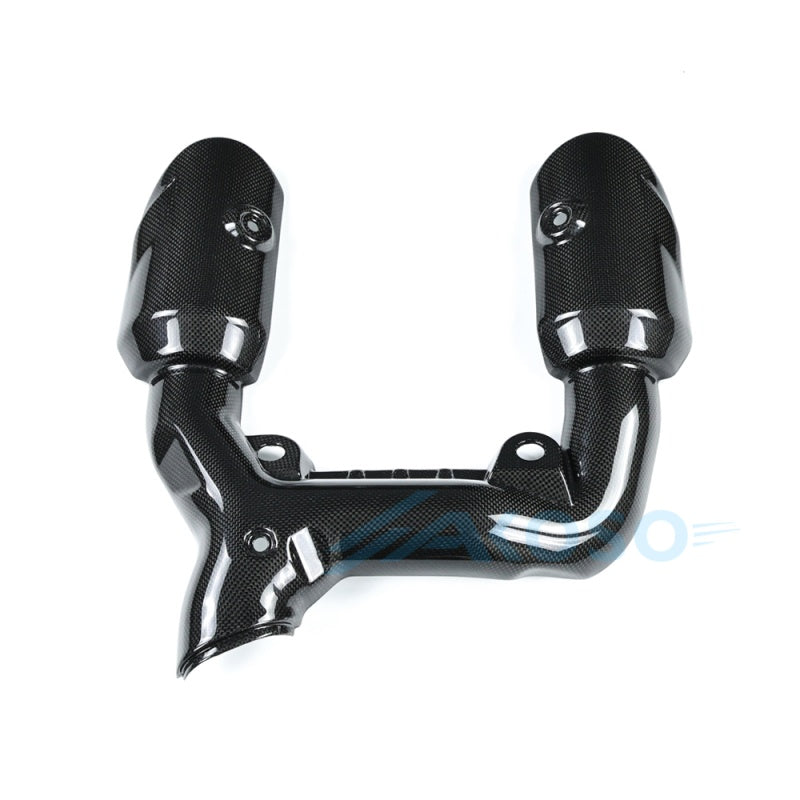 AKOSO 2025+ Ducati Panigale V2 V2S Carbon Fiber Slim Exhaust Heat Shield Solo Race Cowl Style