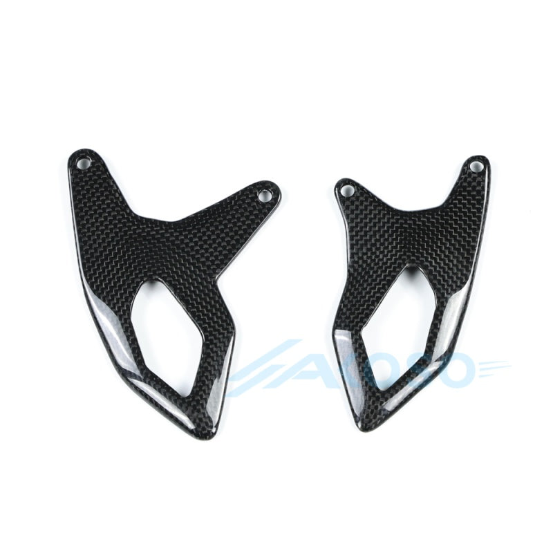 AKOSO 2025+ Ducati Panigale V2 V2S Carbon Fiber Heel Guards