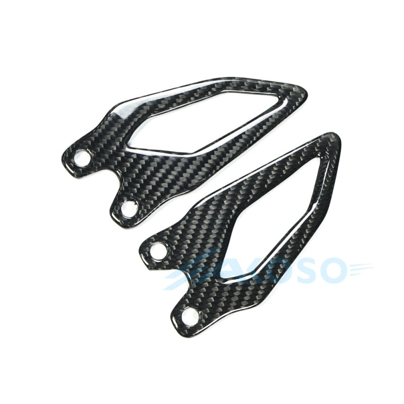 AKOSO 2025+ Yamaha R9 Dry Carbon Fiber Heel Guards